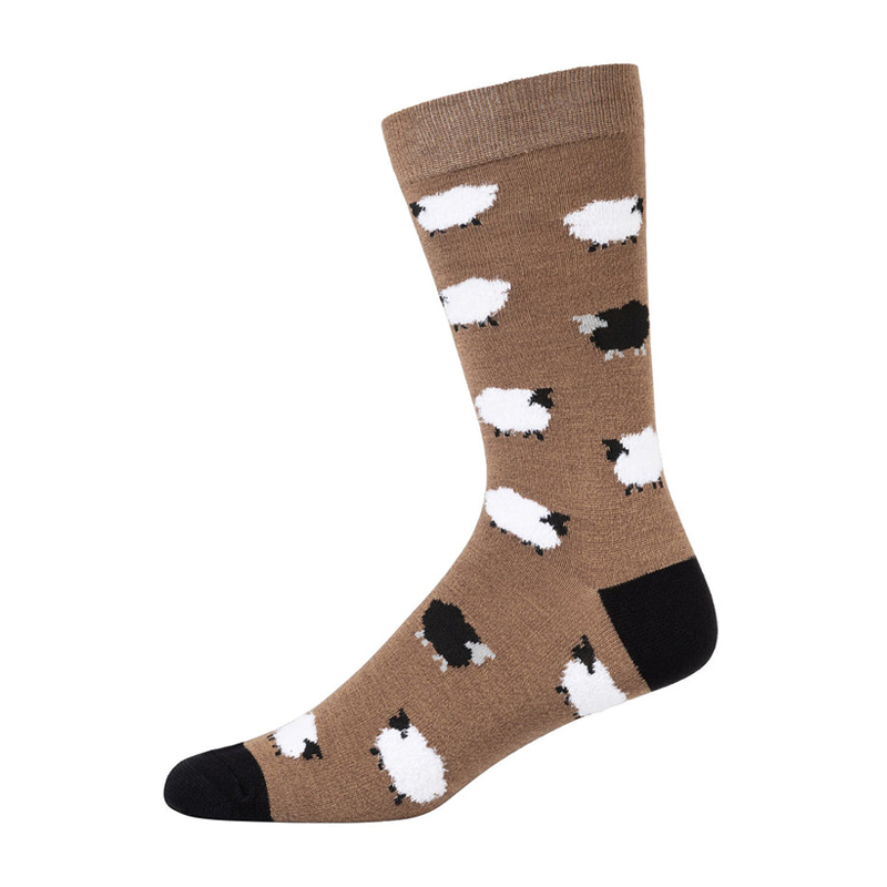Bamboozld Socks Fluffy Black Sheep